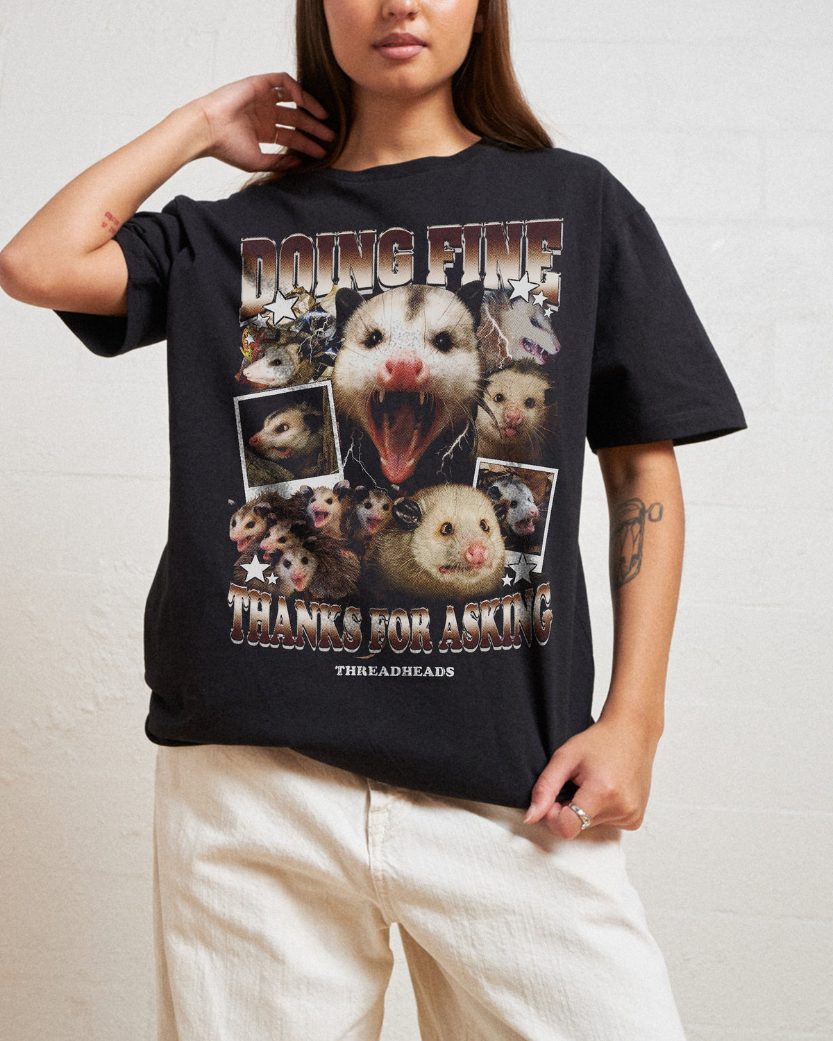 Doing Fine Opossum T-Shirt product image 2