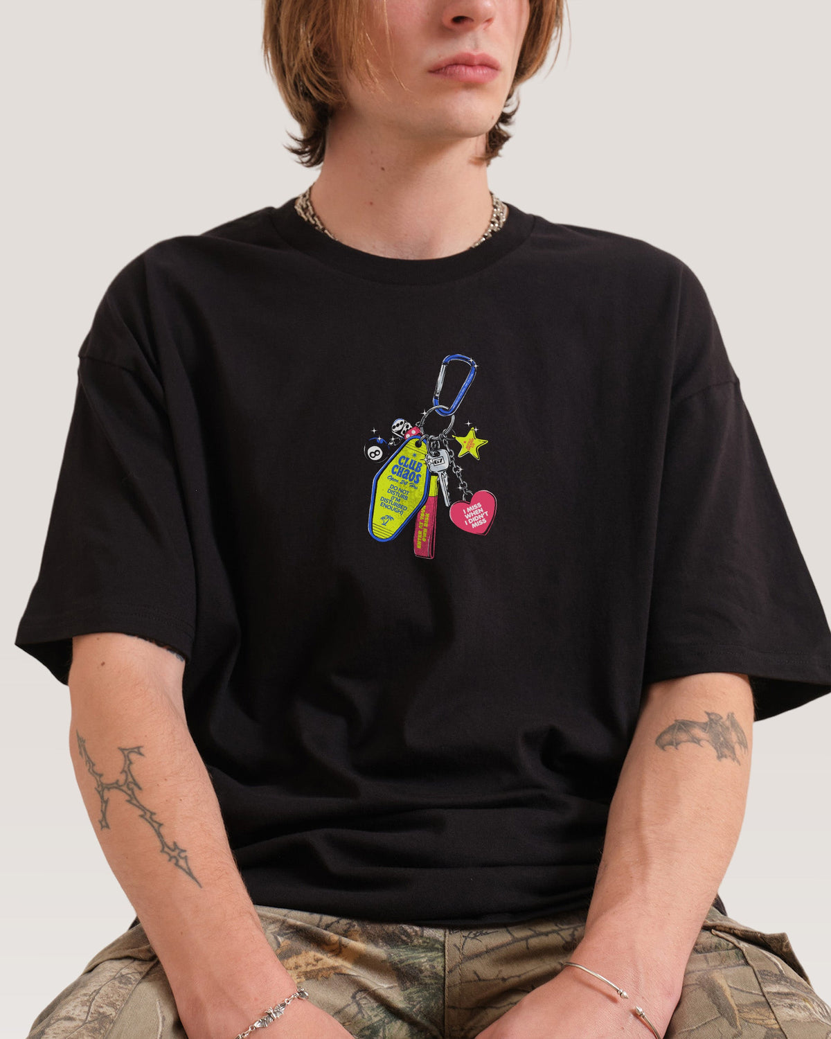 Club Chaos Key Chain T-Shirt product image 2