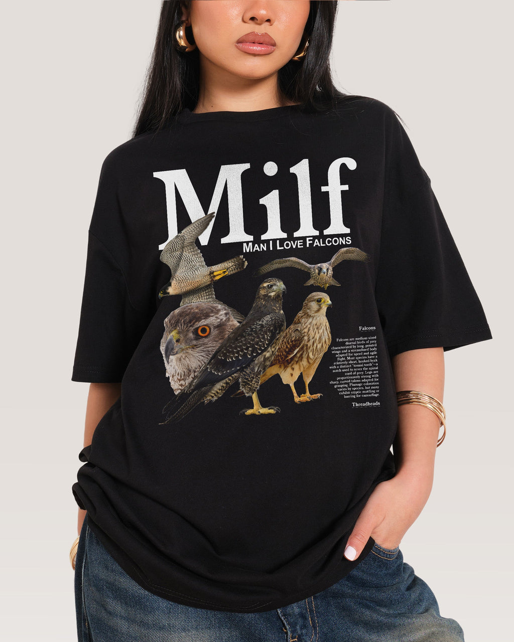 Man I Love Falcons T-Shirt product image 4
