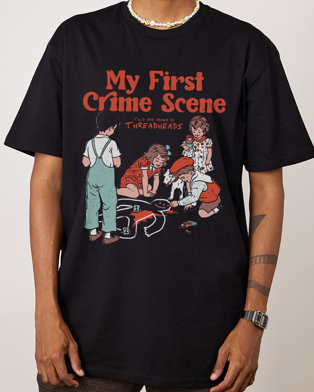 My First Crime Scene T-Shirt product image 3