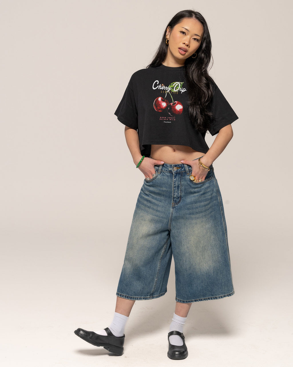 Cherry Drip Crop Tee product image 2