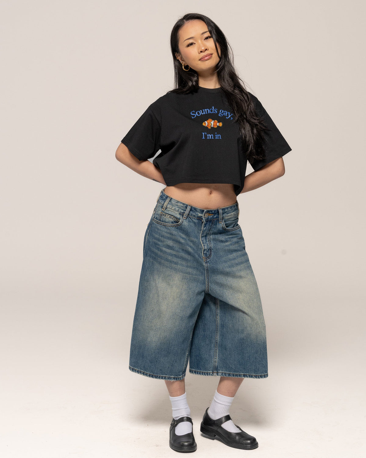 Sounds Gay, I'm In Crop Tee product image 2