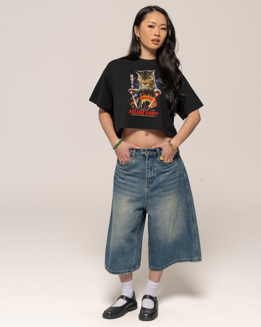 Feline Fury Crop Tee product image 2
