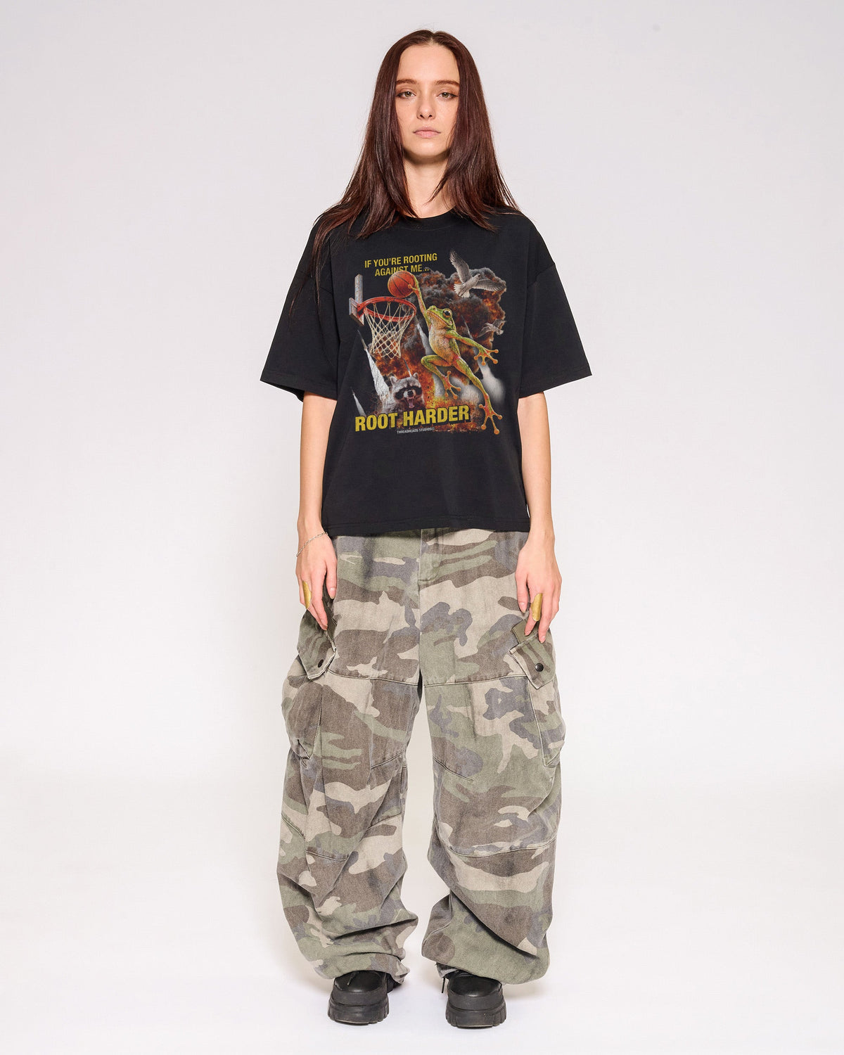 Root Harder Oversized Crop Tee product image 4