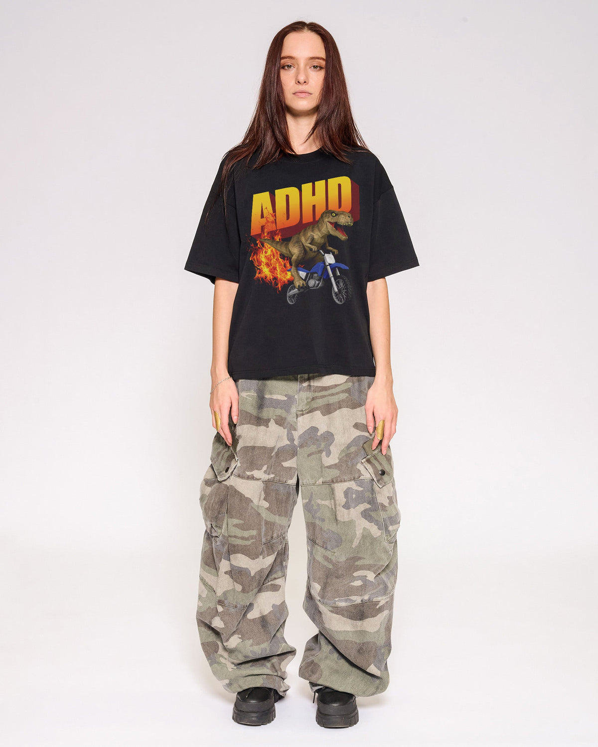 ADHD Oversized Crop Tee product image 4
