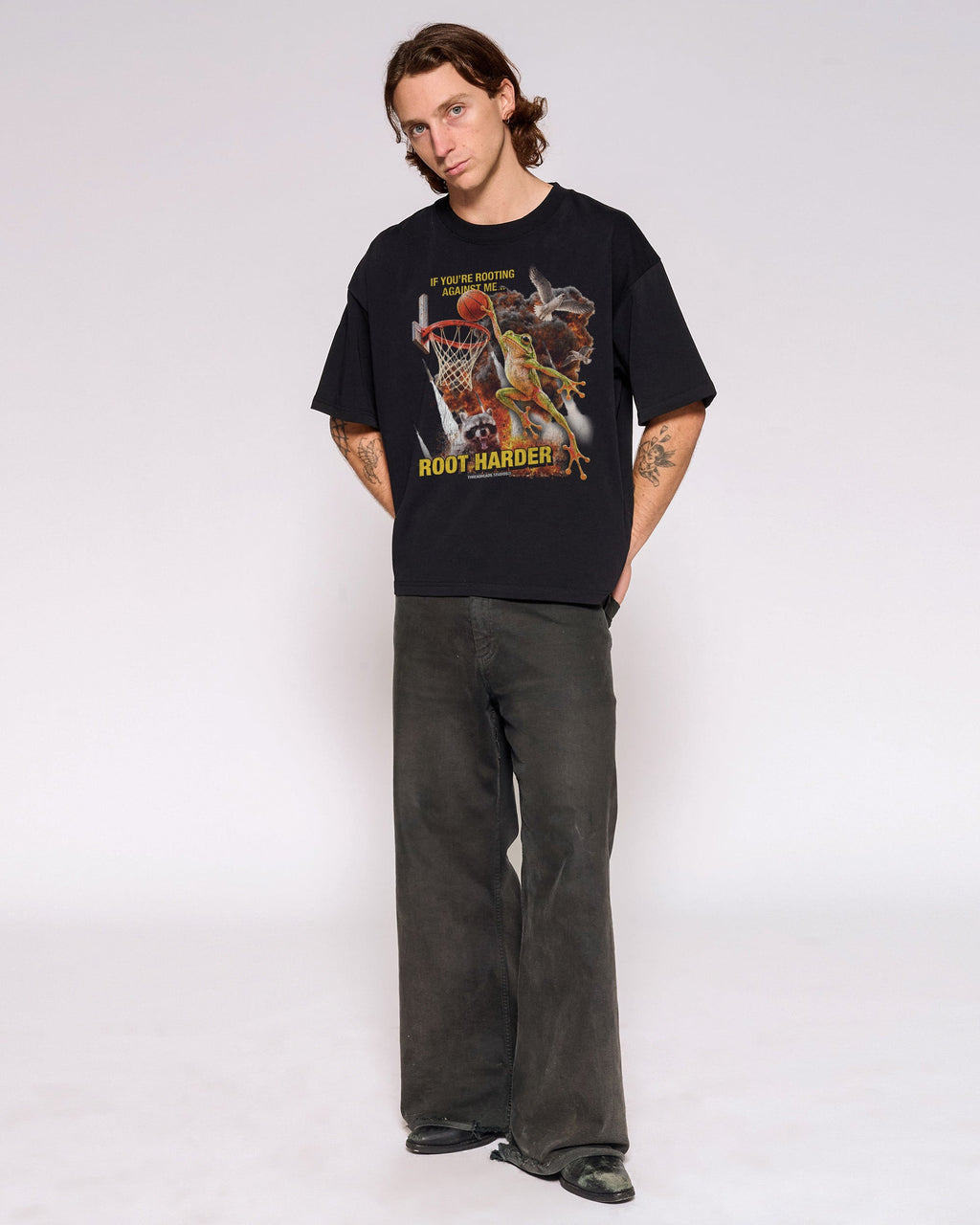 Root Harder Oversized Crop Tee product image 2