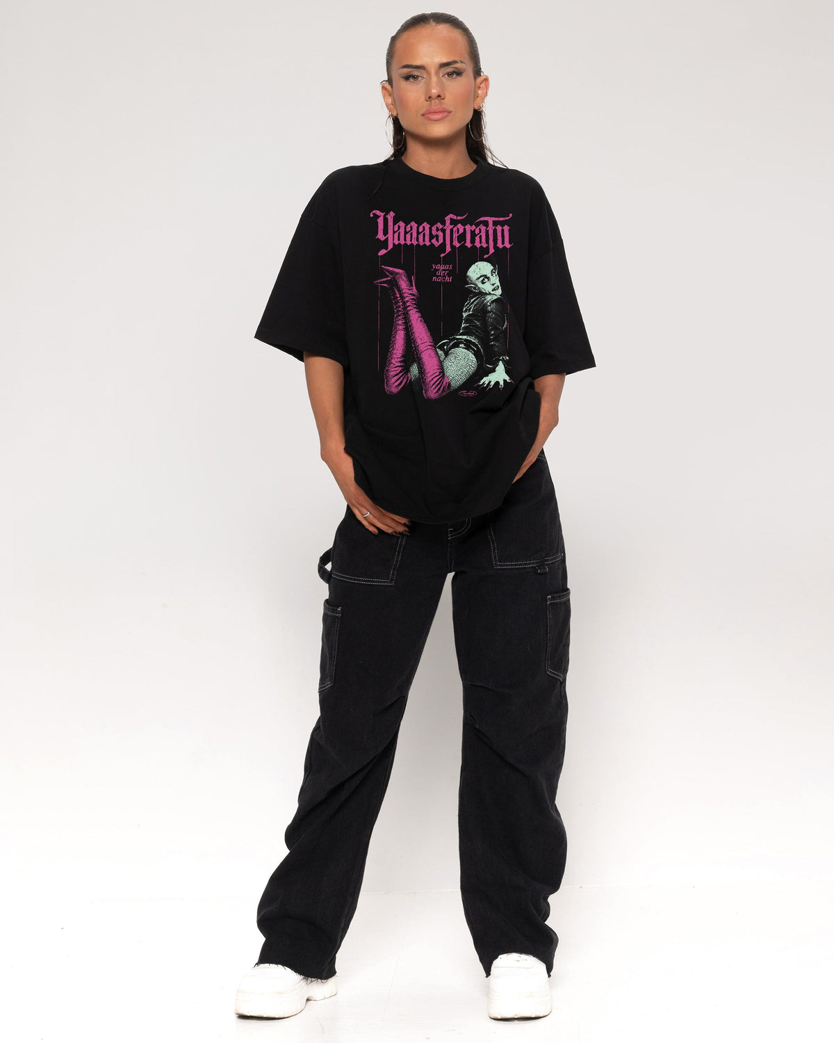 Yaaasferatu Oversized Tee product image 2