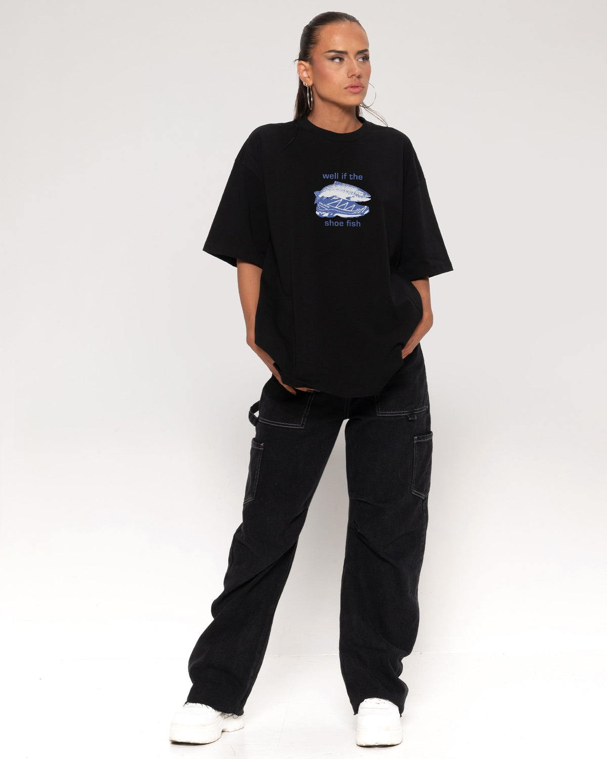 Well if the Shoe Fish Oversized Tee
