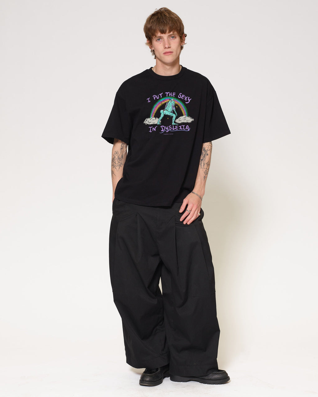 I Put the Sexy in Dyslexia Oversized Tee product image 4