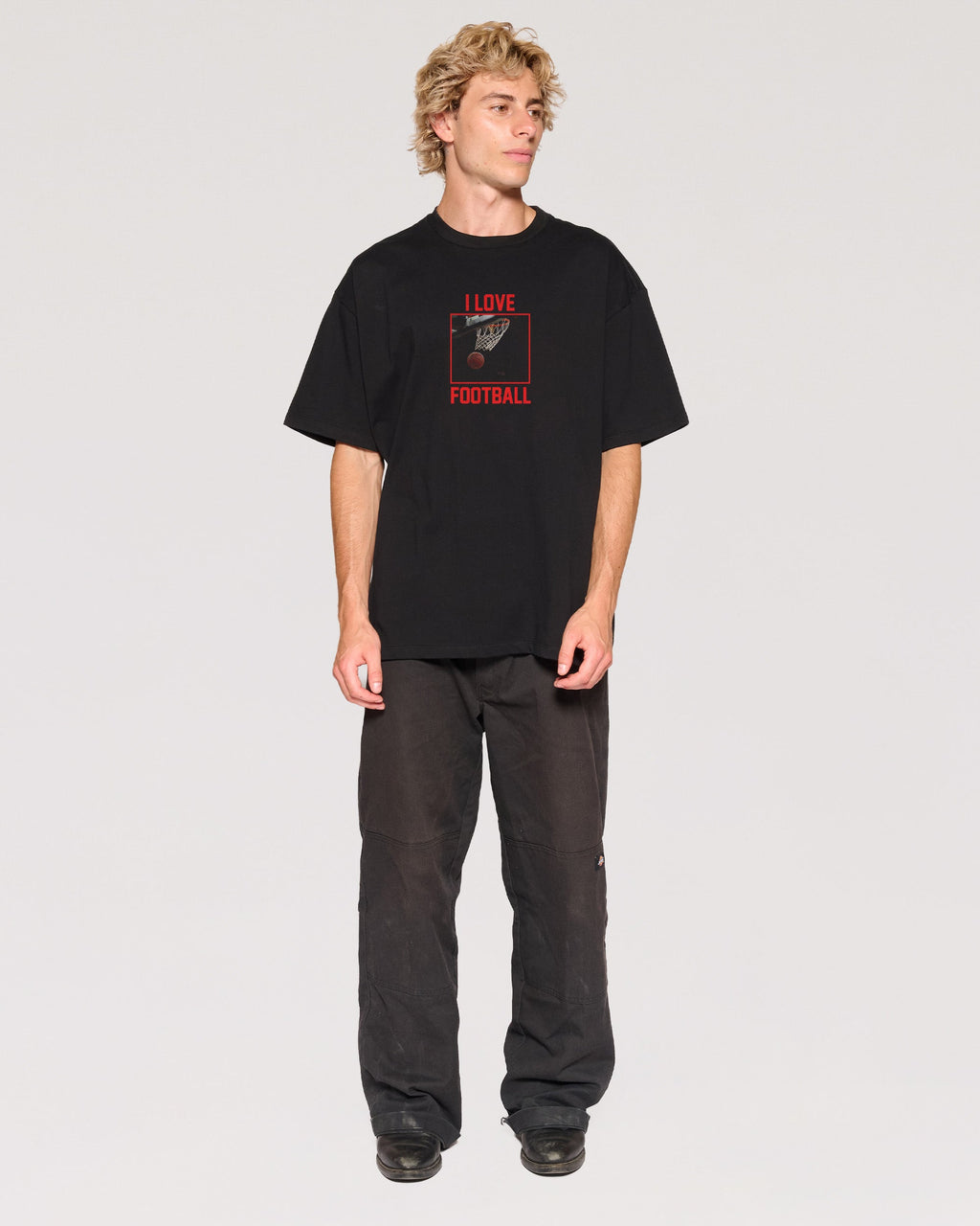 I Love Football Oversized Tee product image 2