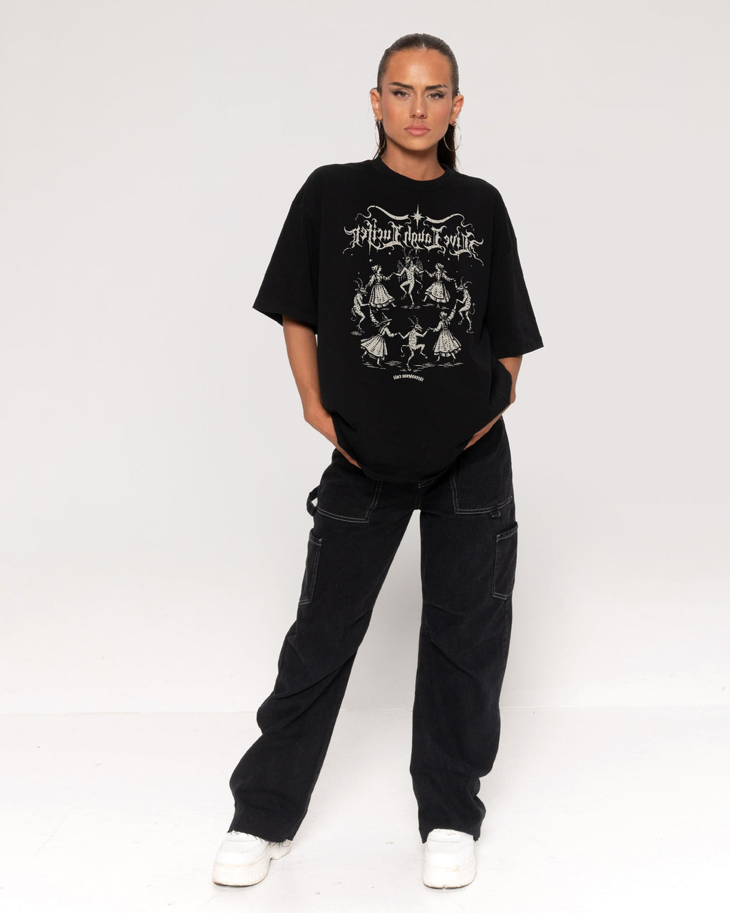 Live Laugh Lucifer Oversized Tee product image 2
