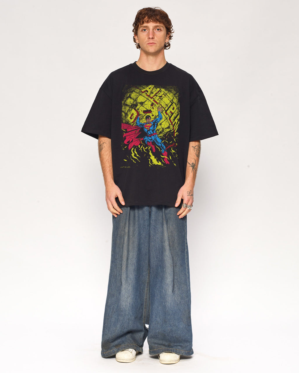 Superman Fire Oversized Tee product image 3