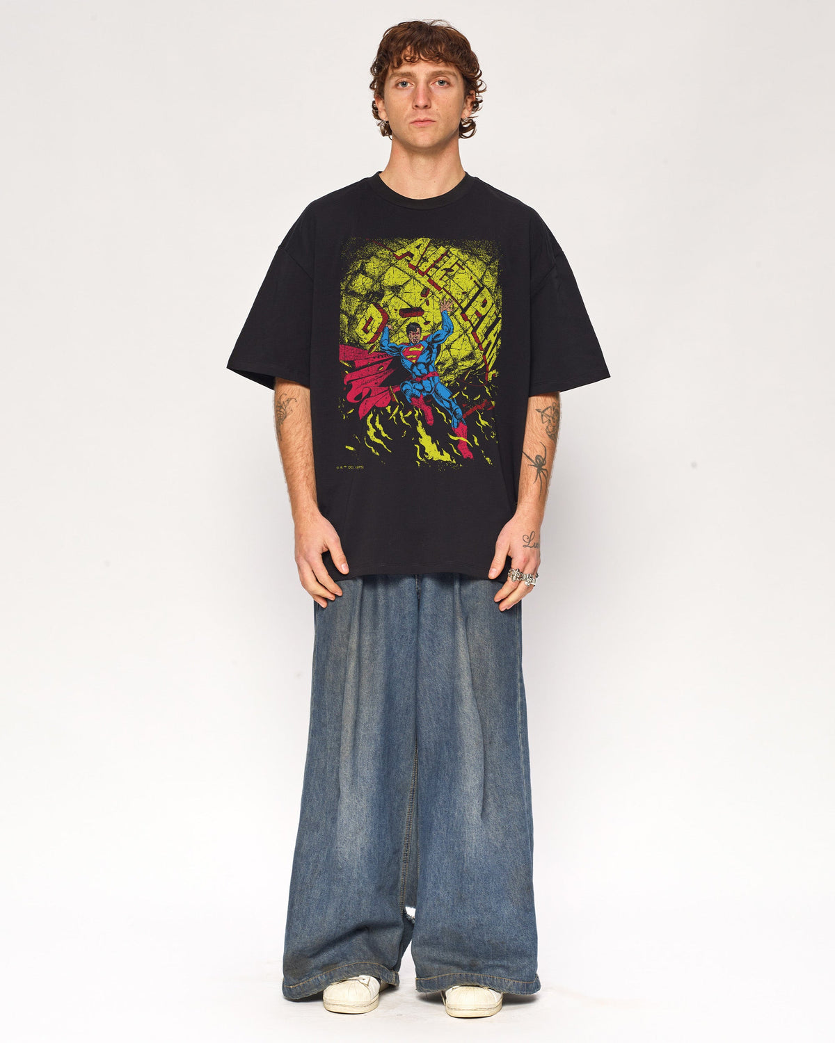 Superman Fire Oversized Tee product image 3