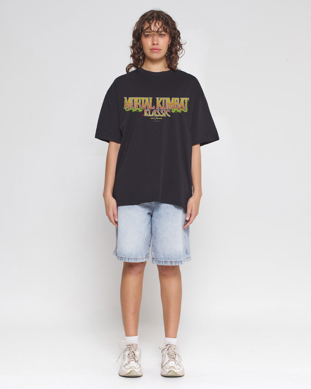 Mortal Kombat Klassic Logo Oversized Tee product image 5