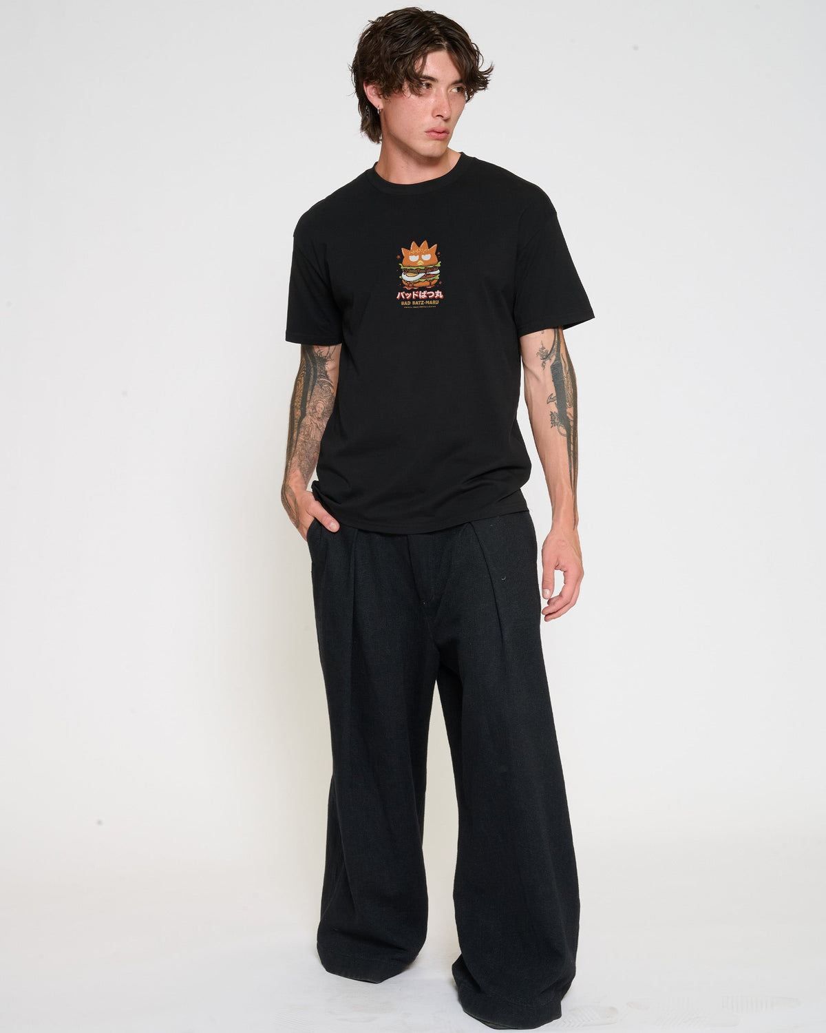 Bad Badtz-Maru Burger T-Shirt product image 3
