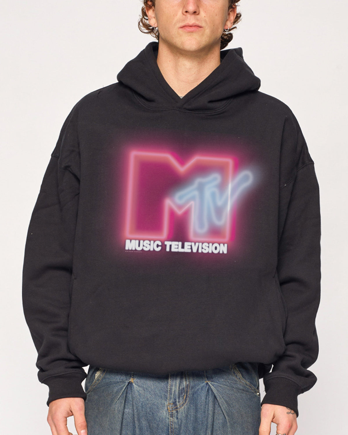 Neon MTV Logo Hoodie product image 1