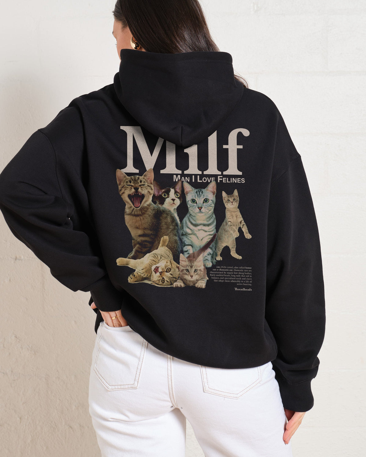 Man I Love Felines Front and Back Hoodie product image 1