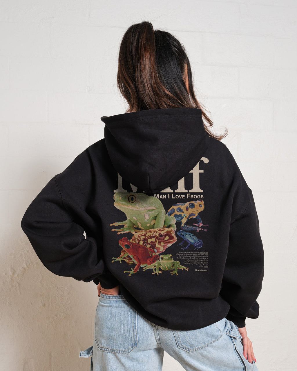 Man I Love Frogs Front and Back Hoodie product image 4
