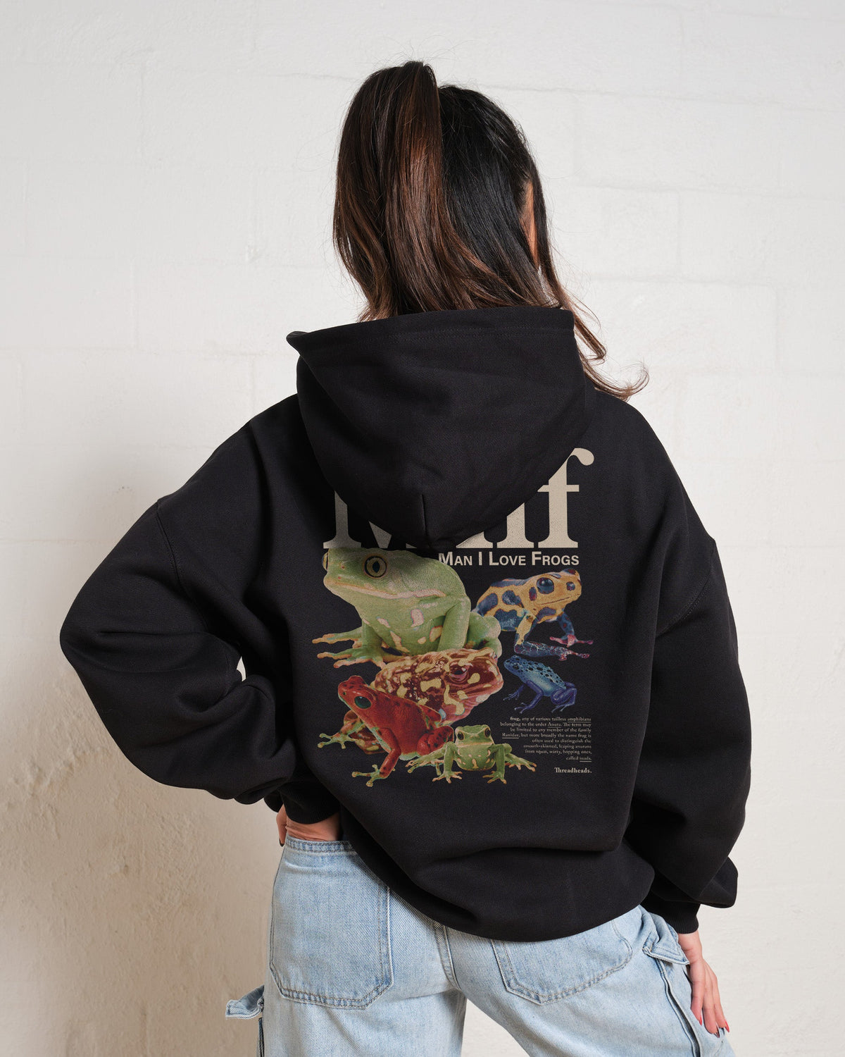 Man I Love Frogs Front and Back Hoodie product image 4