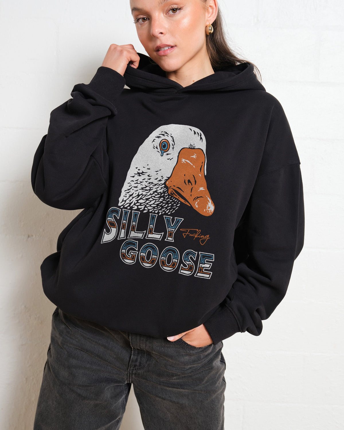 Silly Fkn Goose Hoodie product image 2