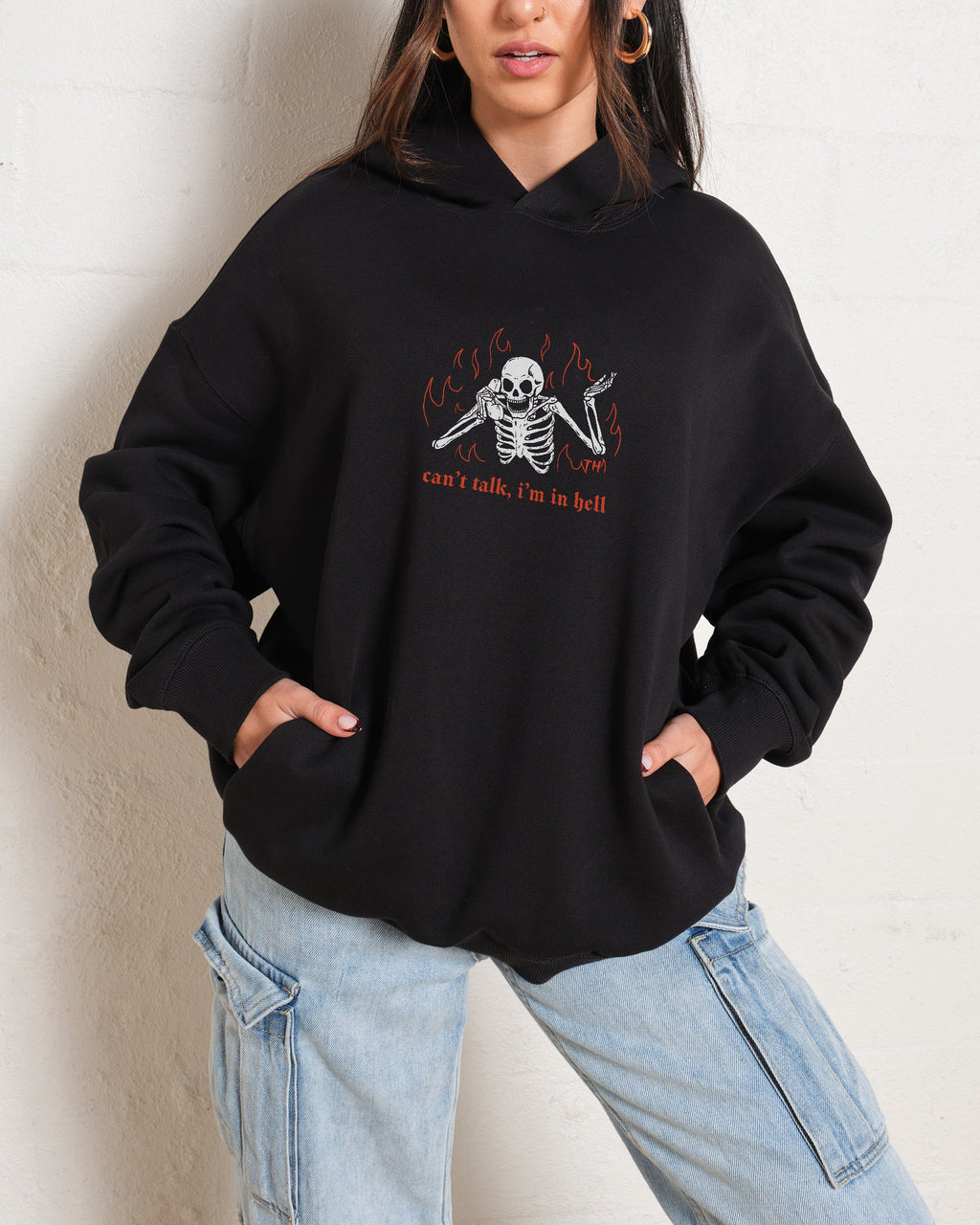 Can't Talk In Hell Hoodie product image 4