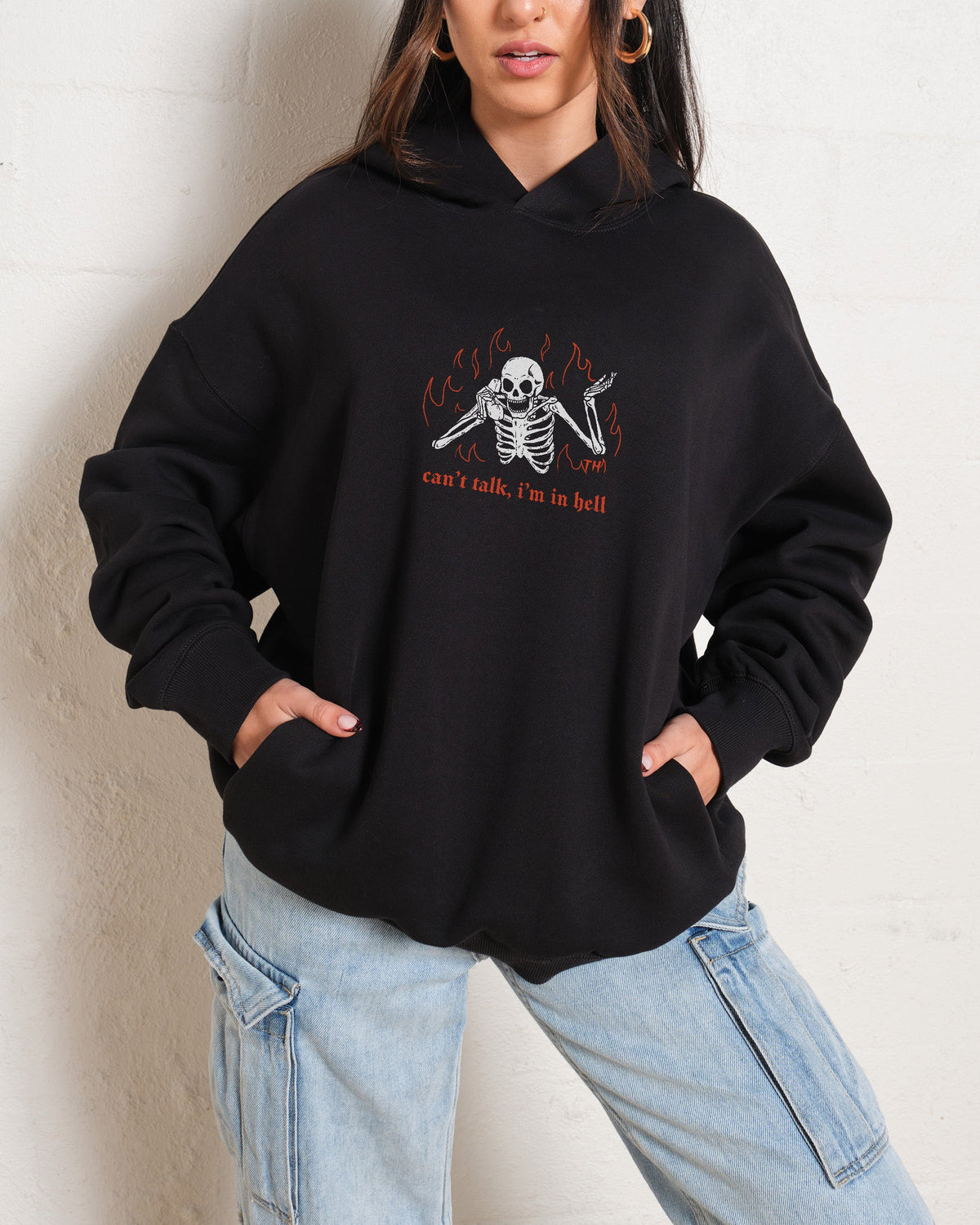 Can't Talk In Hell Hoodie product image 4