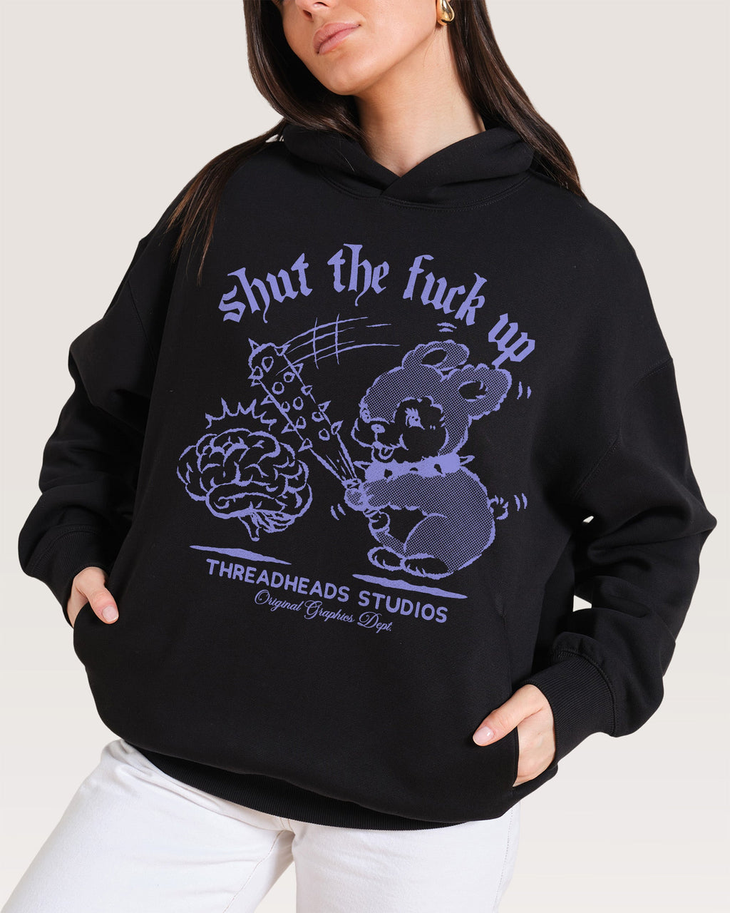 Shut the F Up Hoodie product image 3