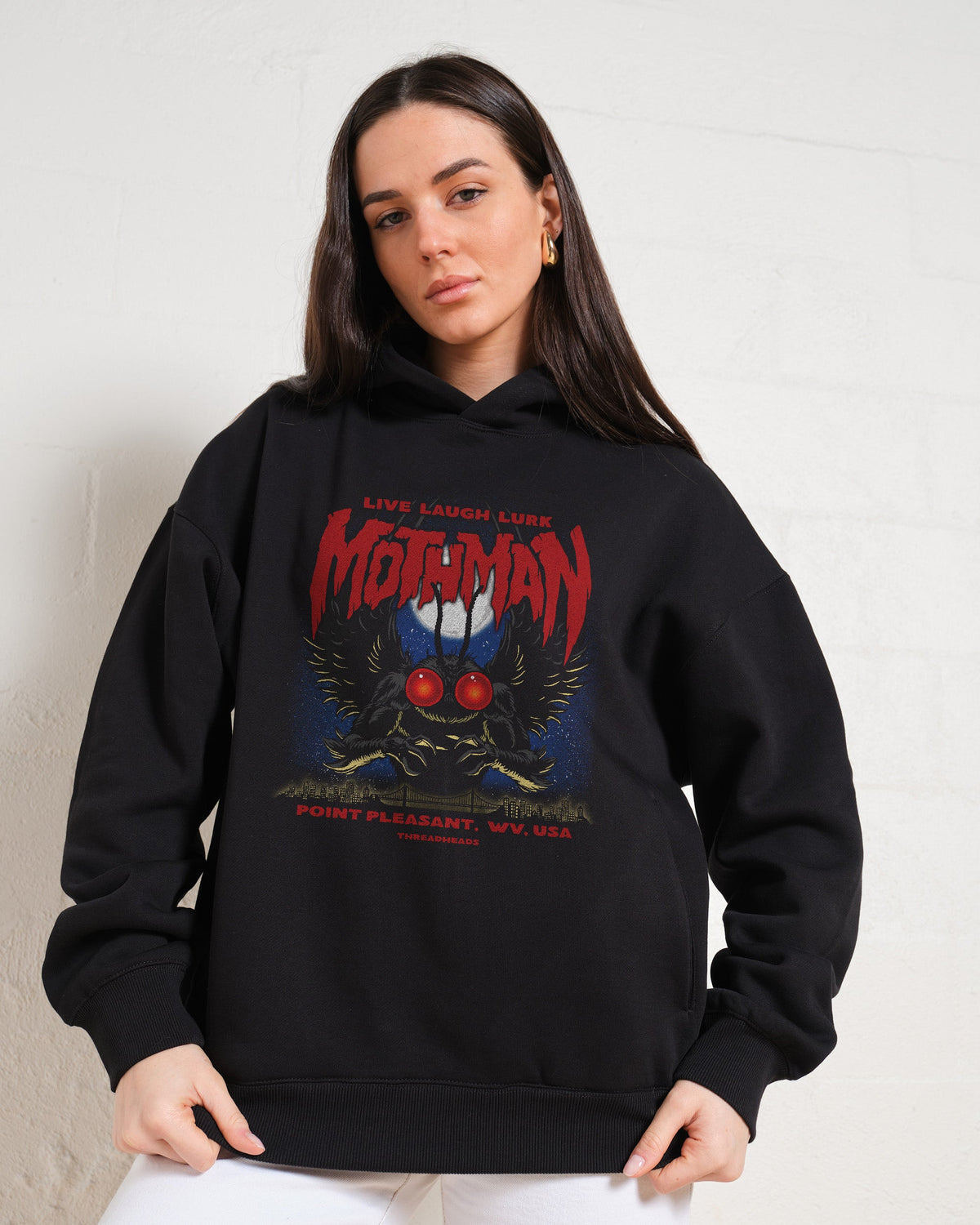 Mothman - Live Laugh Lurk Hoodie product image 2