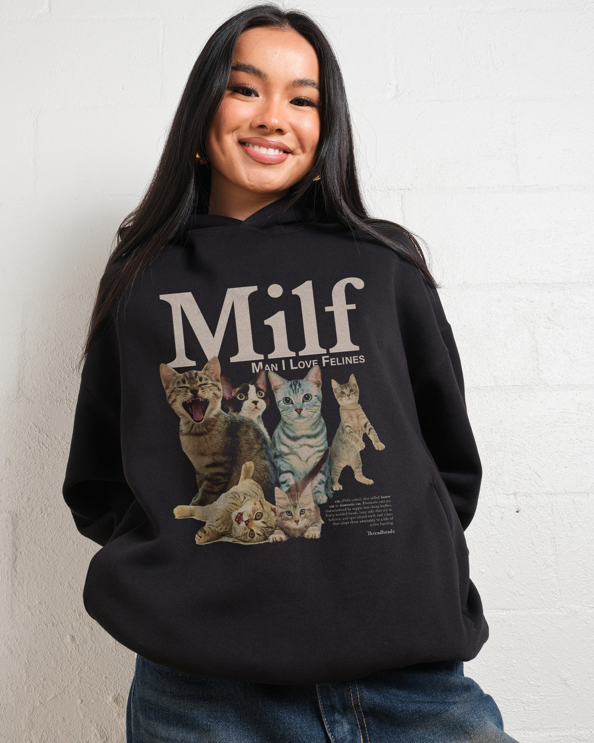 Man I Love Felines Hoodie product image 1