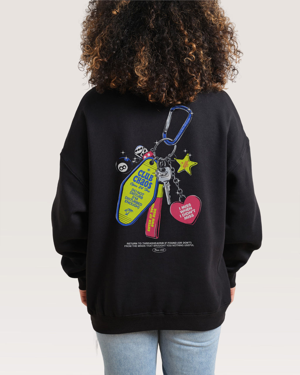 Club Chaos Key Chain Sweatshirt product image 3