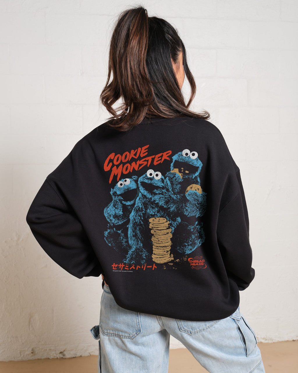 Cookie Kaiju Front and Back Sweatshirt product image 1