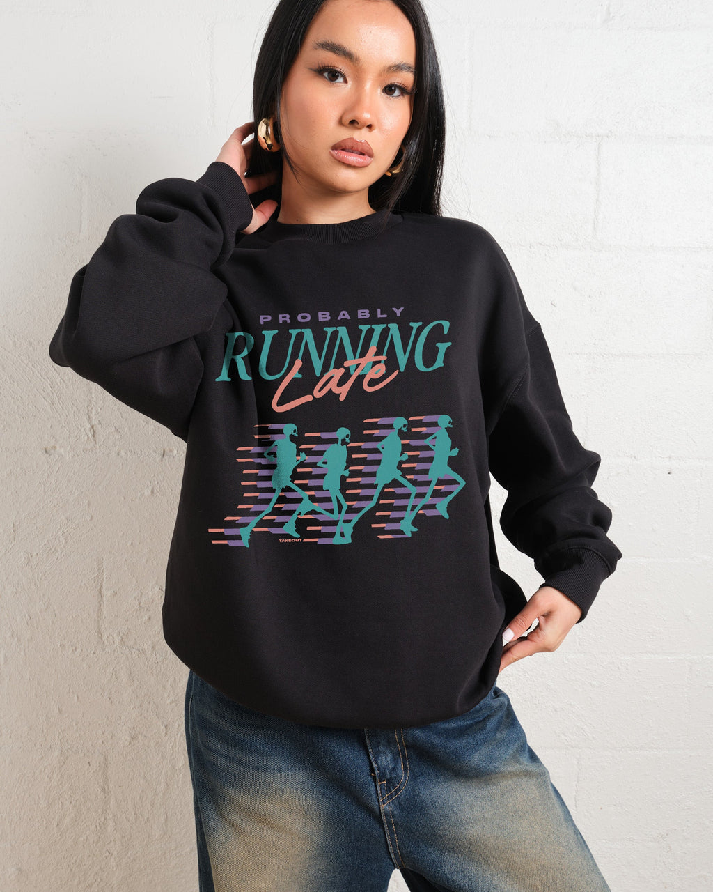 Probably Running Late Sweatshirt product image 4