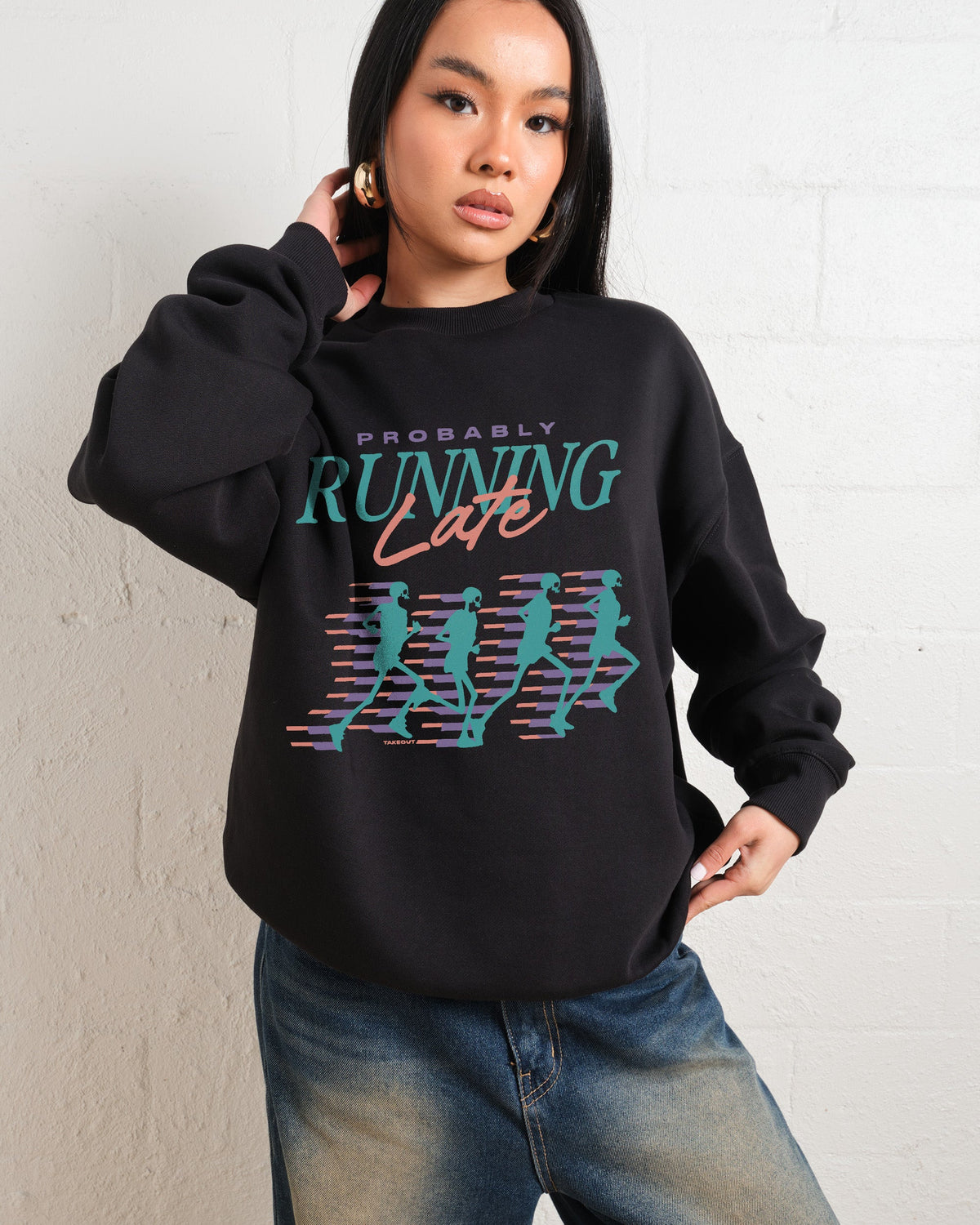 Probably Running Late Sweatshirt product image 4