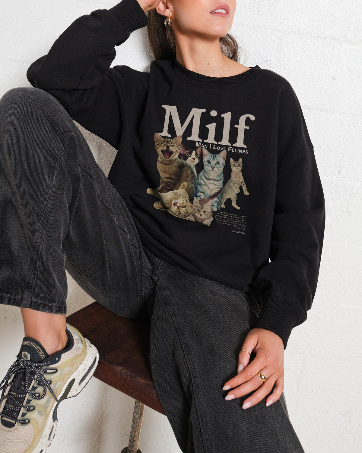 Man I Love Felines Sweatshirt product image 3