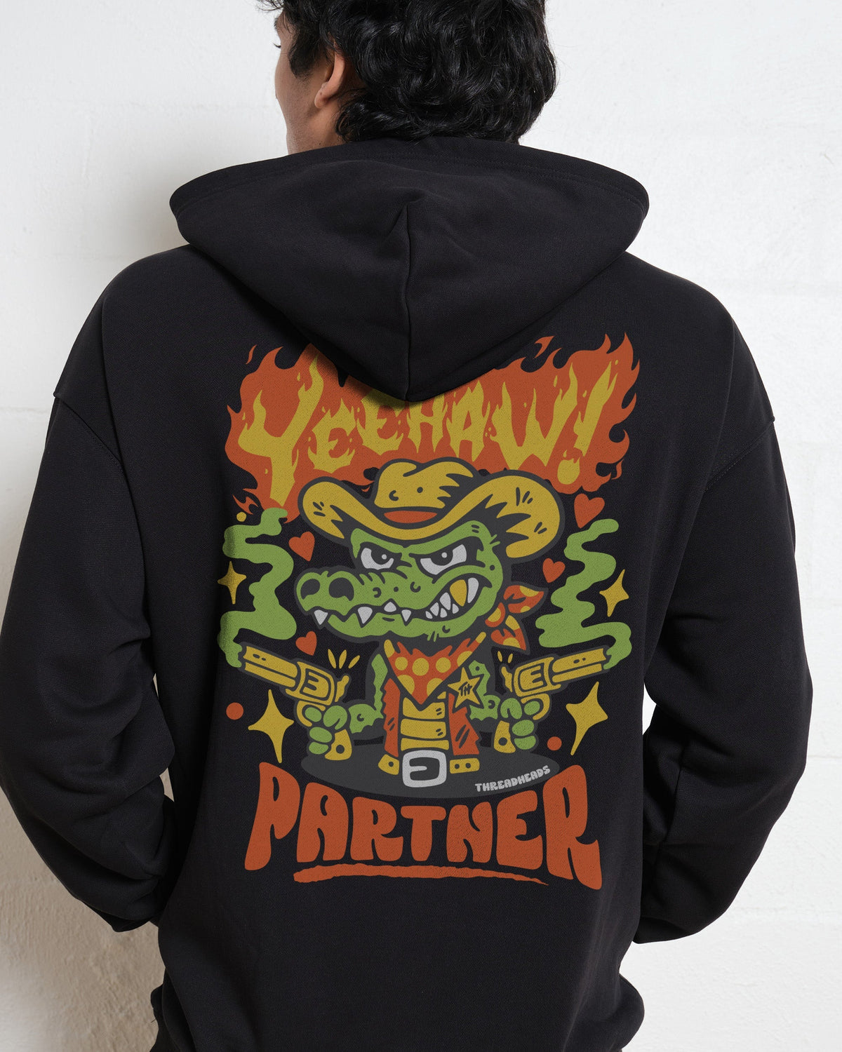 Yee Haw Crocodile Hoodie product image 1