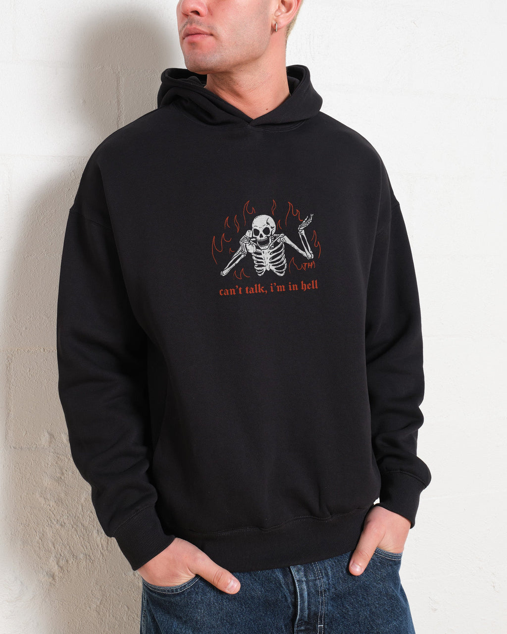 Can't Talk In Hell Hoodie product image 3