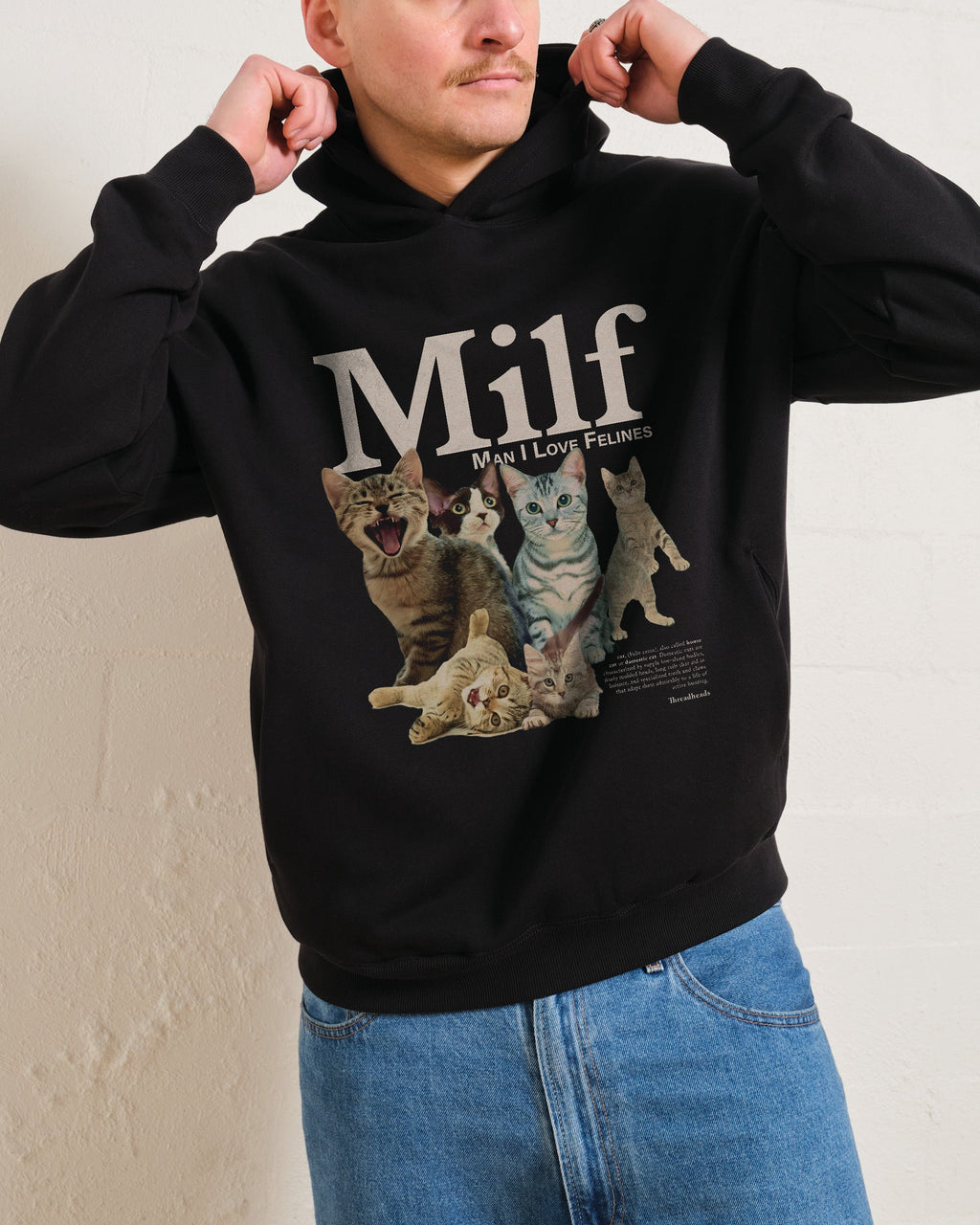 Man I Love Felines Hoodie product image 2
