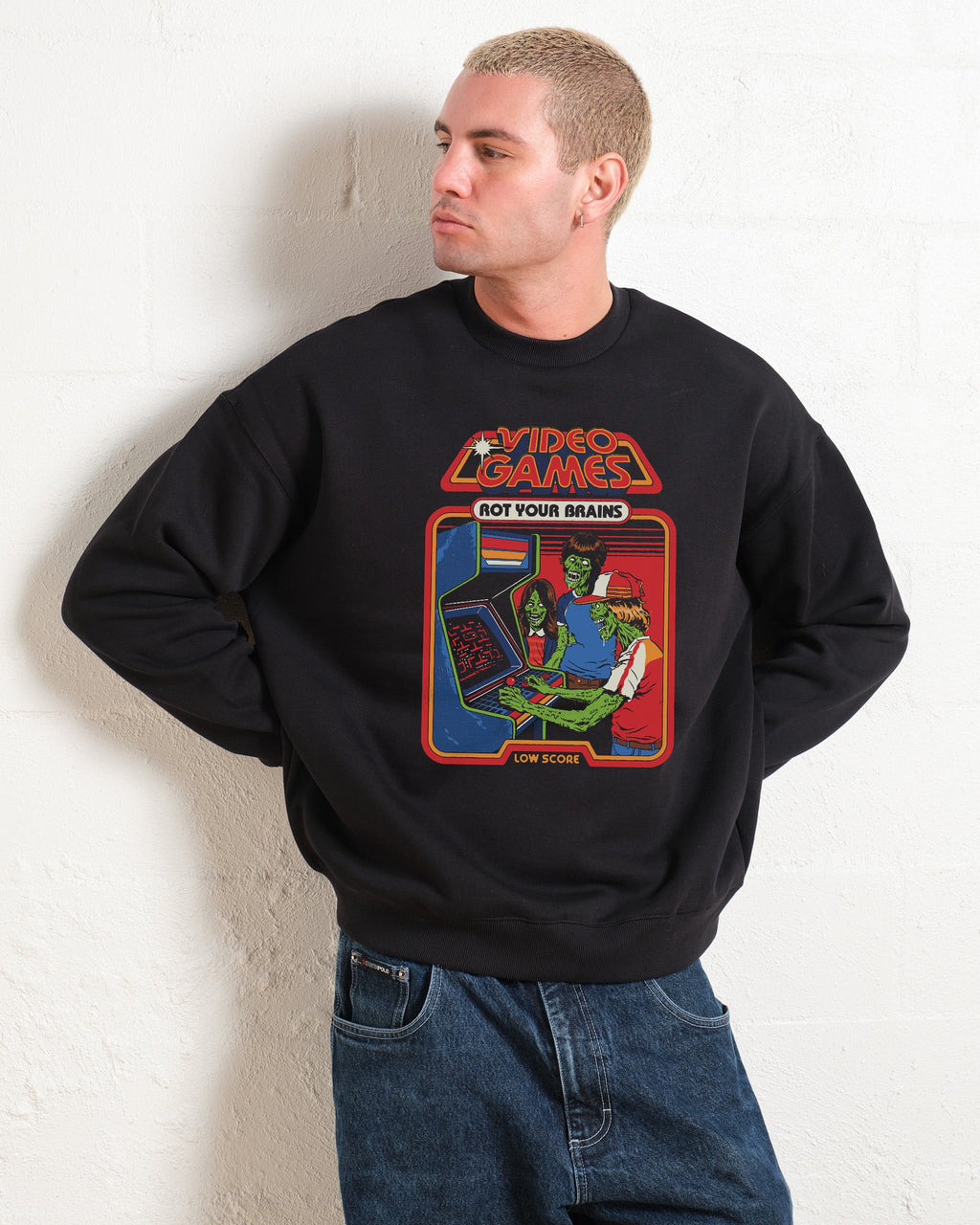 Video Games Rot Your Brains Sweatshirt product image 1