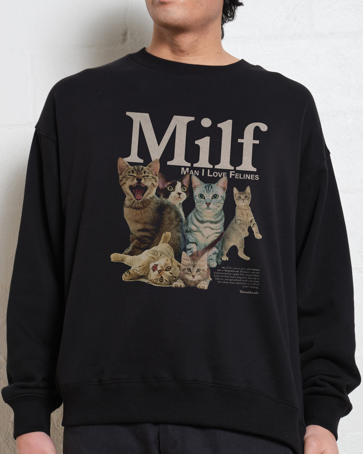 Man I Love Felines Sweatshirt product image 4