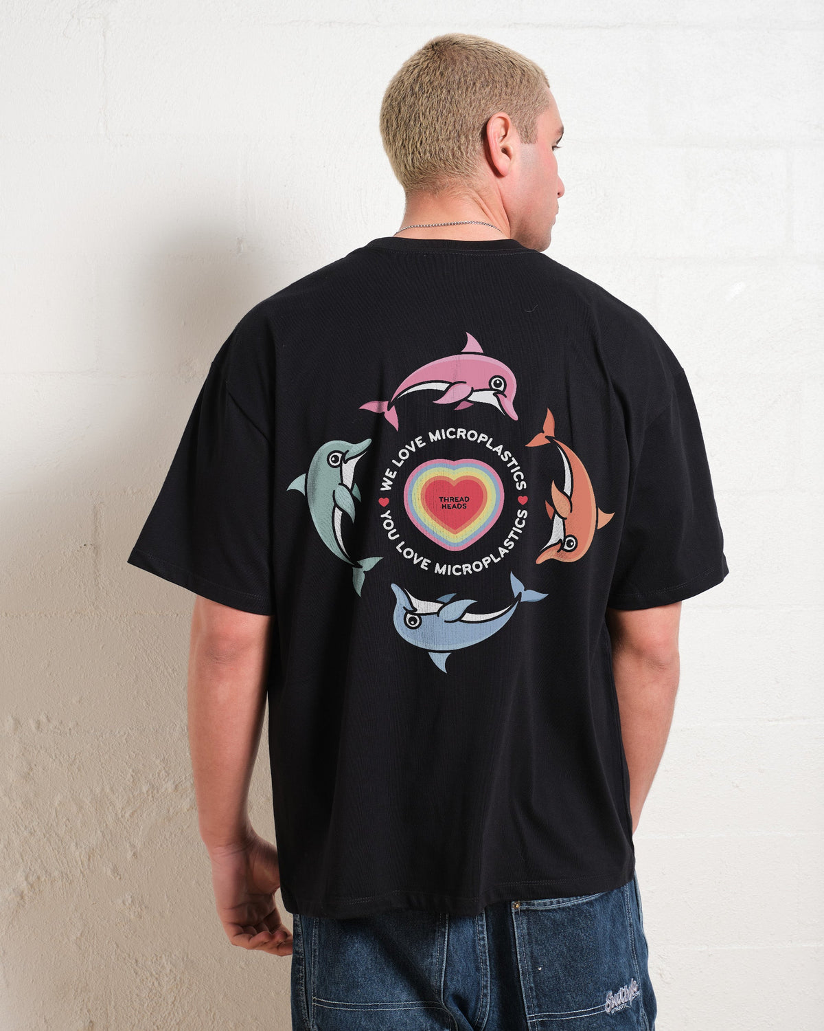 We Love Microplastics Oversized Tee product image 3