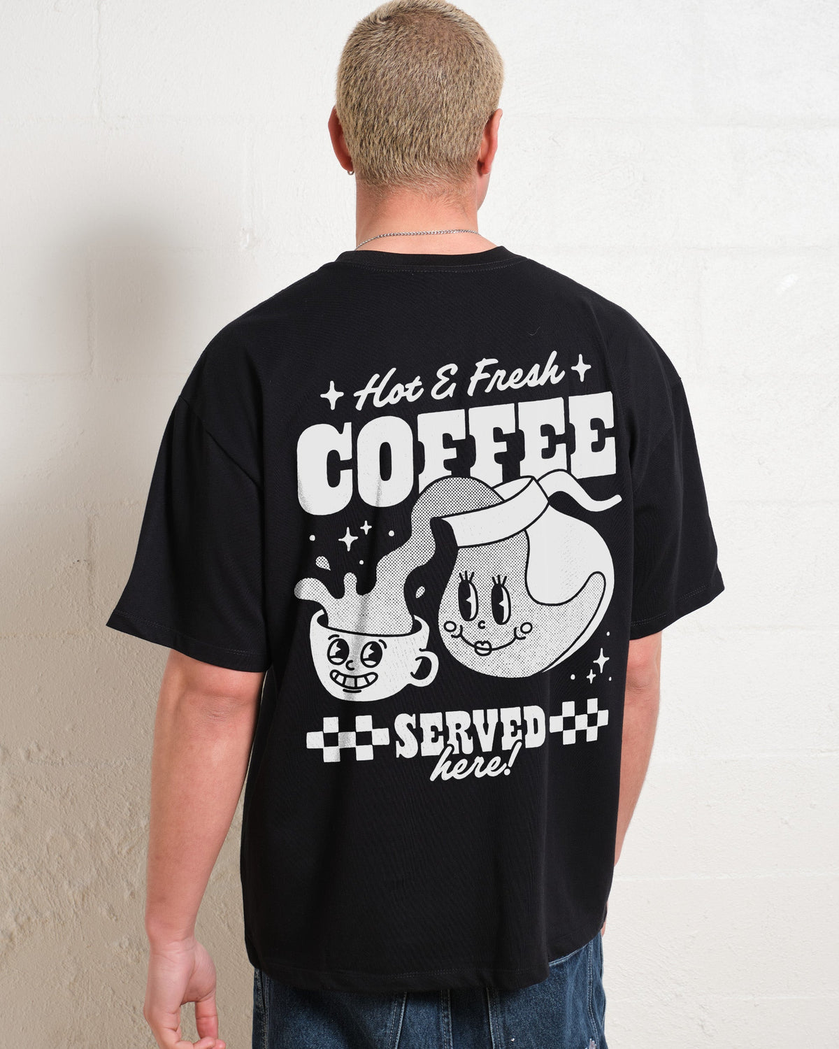 Hot & Fresh Coffee Oversized Tee product image 5