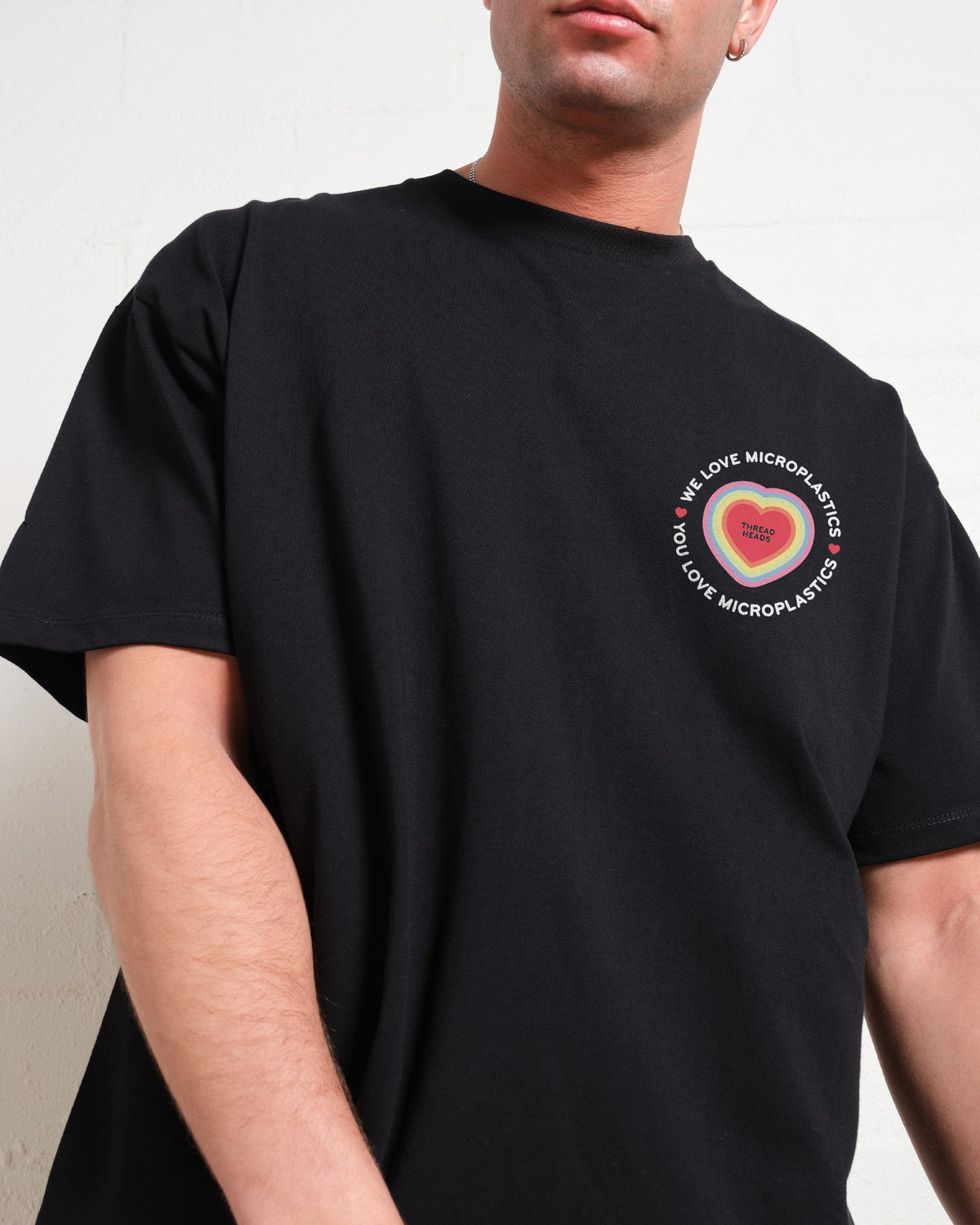 We Love Microplastics Oversized Tee product image 4