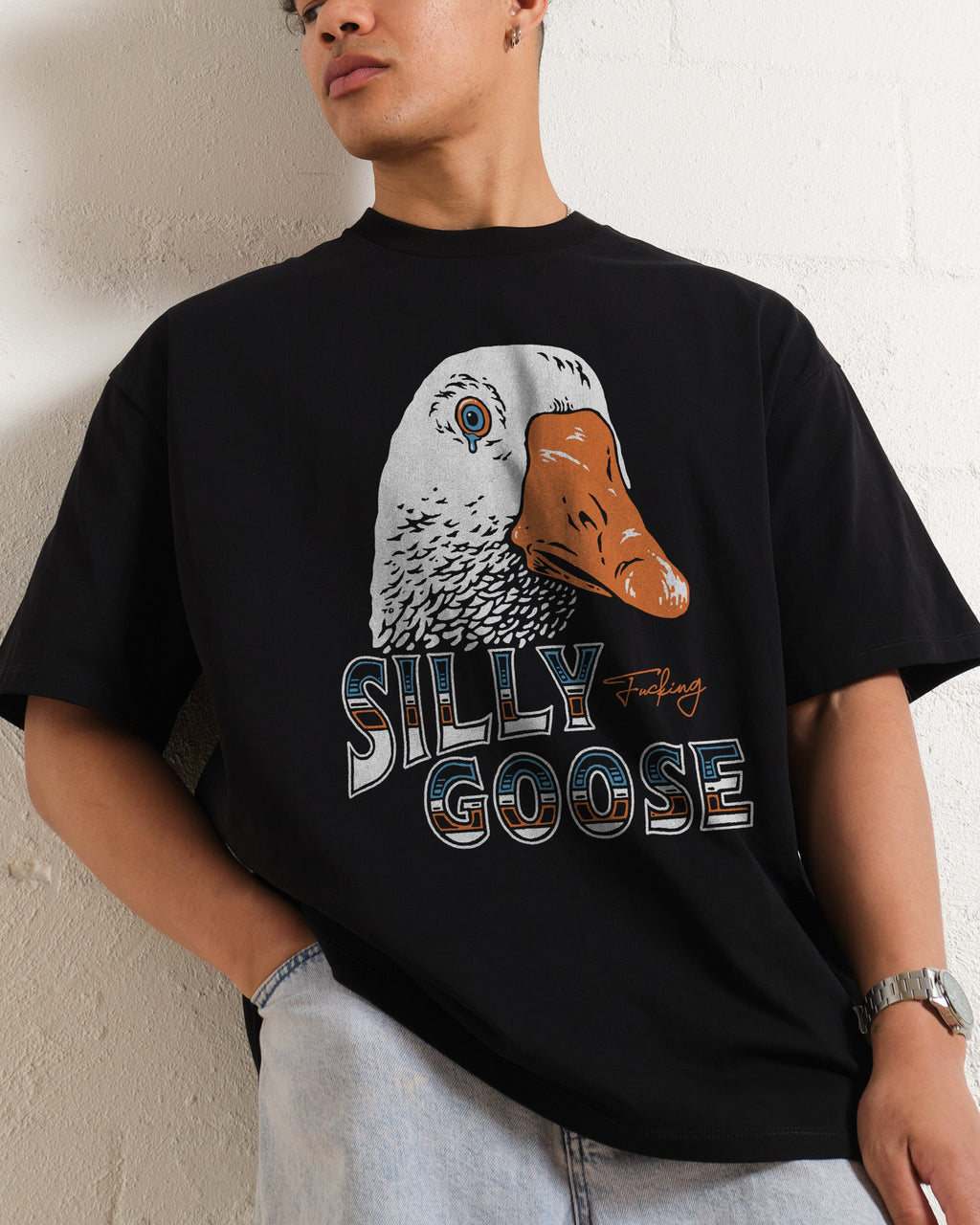Silly Fkn Goose Oversized Tee product image 1