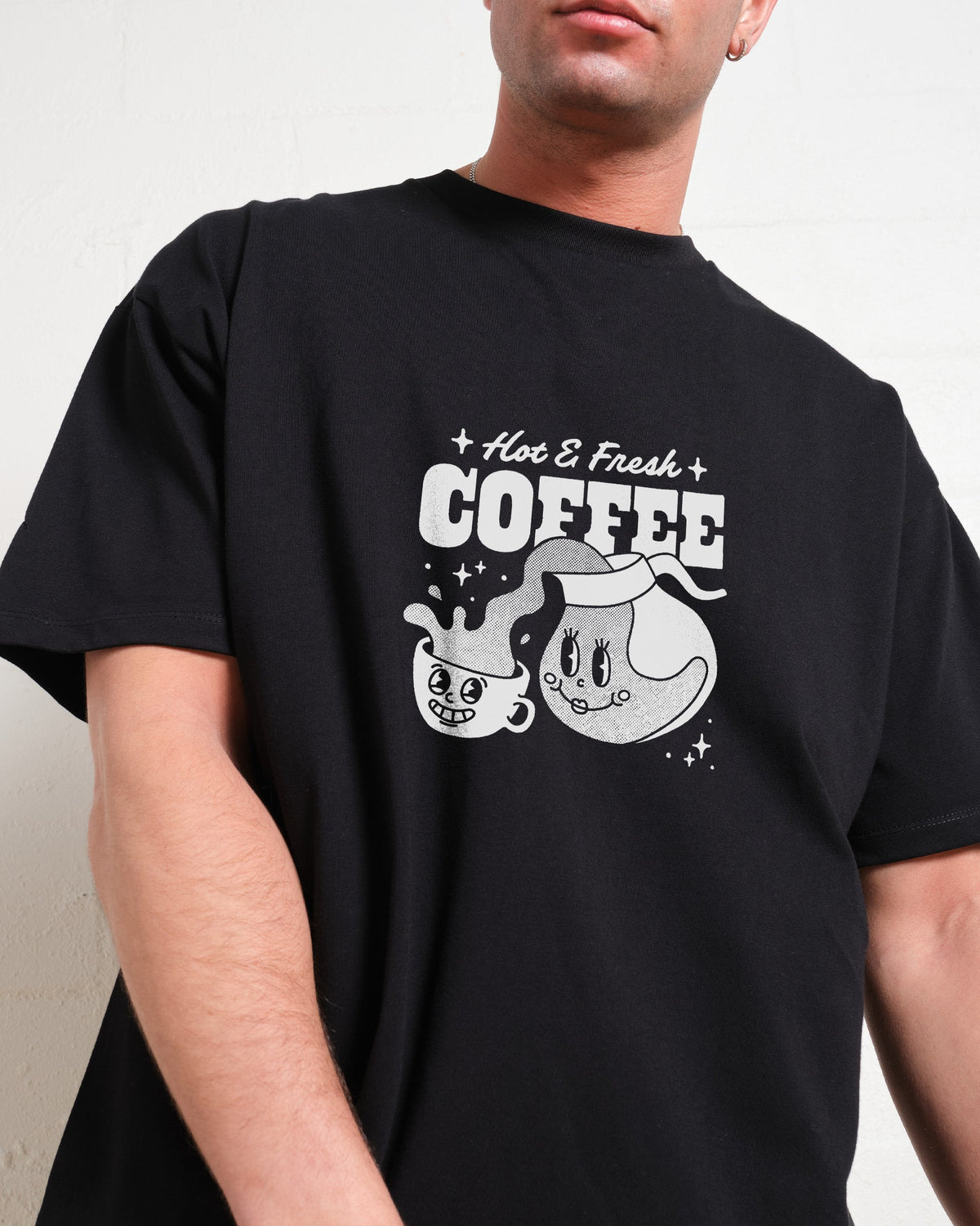 Hot & Fresh Coffee Oversized Tee product image 6