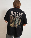 Man I Love Felines Front and Back Oversized Tee product image 1