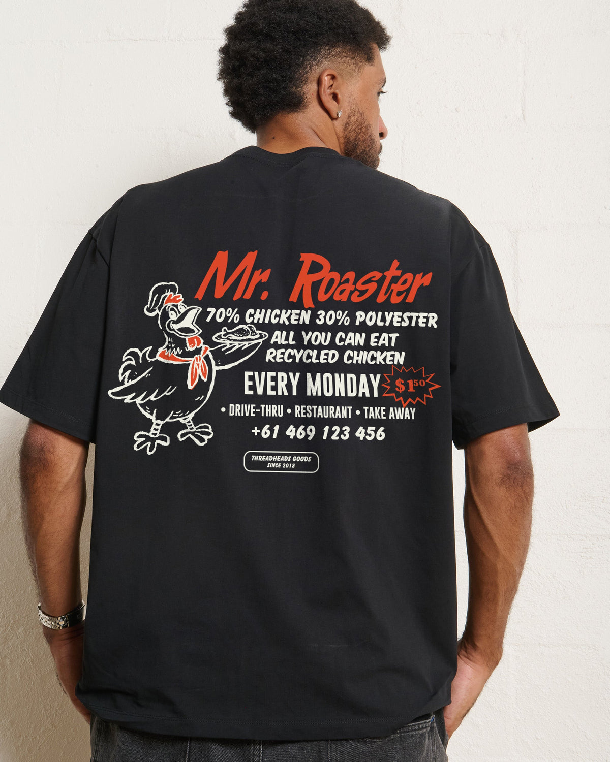 Mr. Roaster Fried Chicken Oversized Tee product image 1