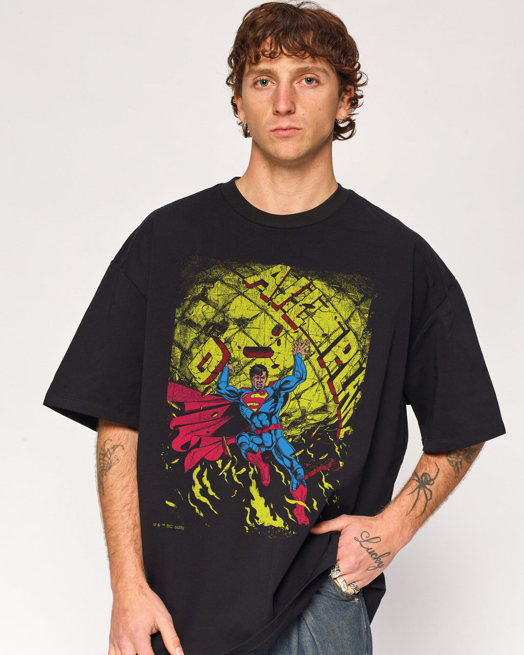 Superman Fire Oversized Tee product image 2