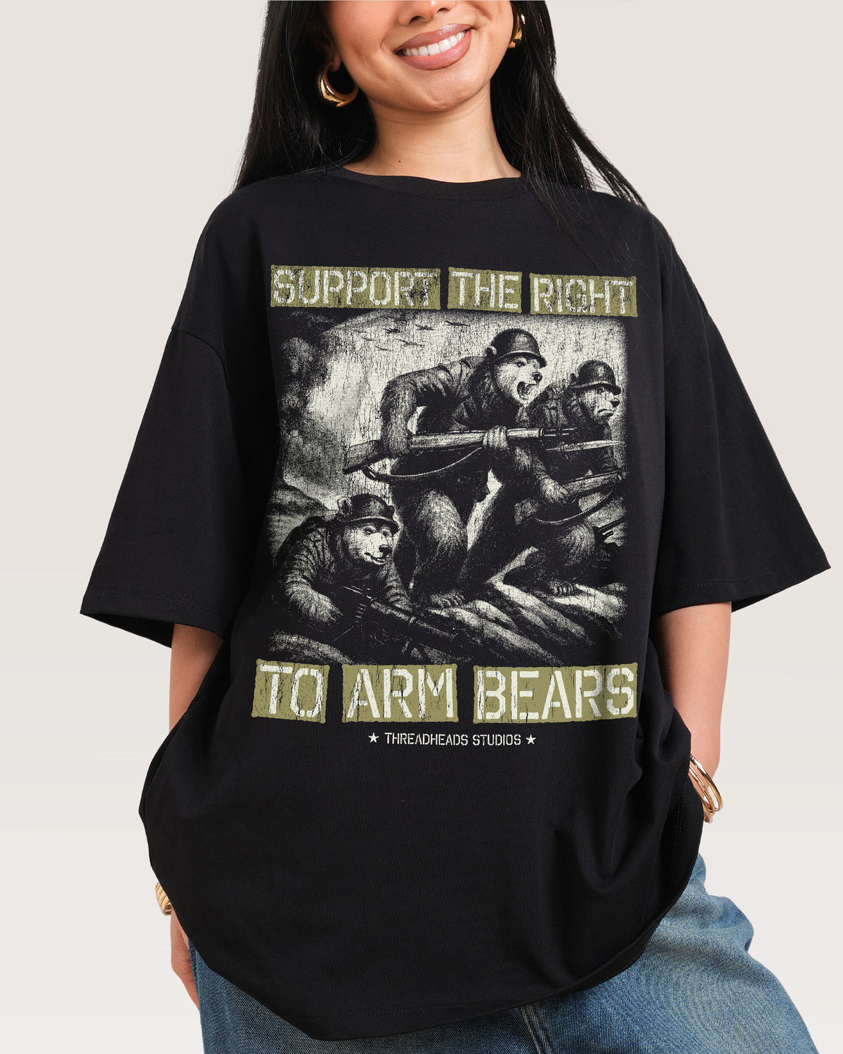 Arm Bears Oversized Tee product image 4