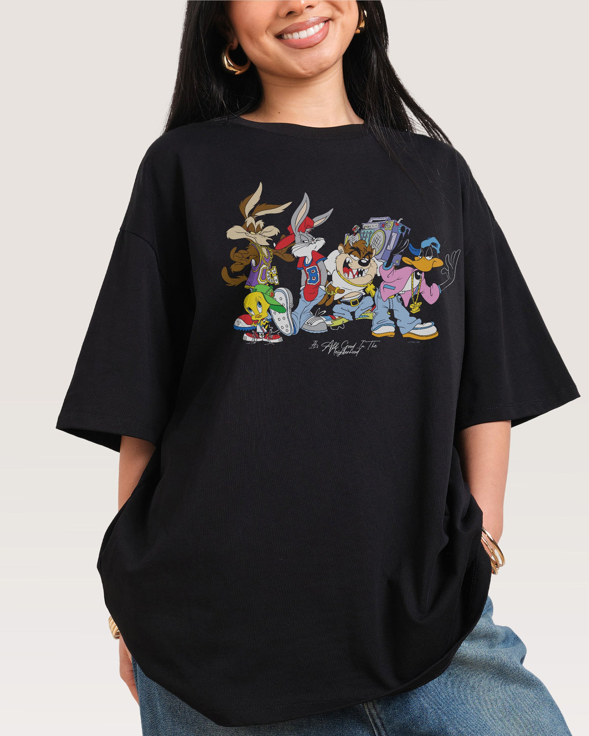 It’s All Good in the Neighborhood Oversized Tee product image 3