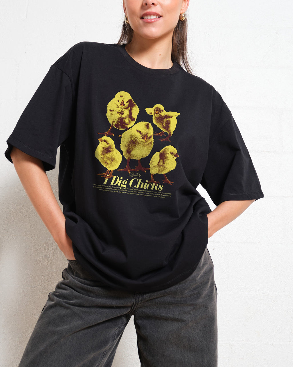 I Dig Chicks Oversized Tee product image 1